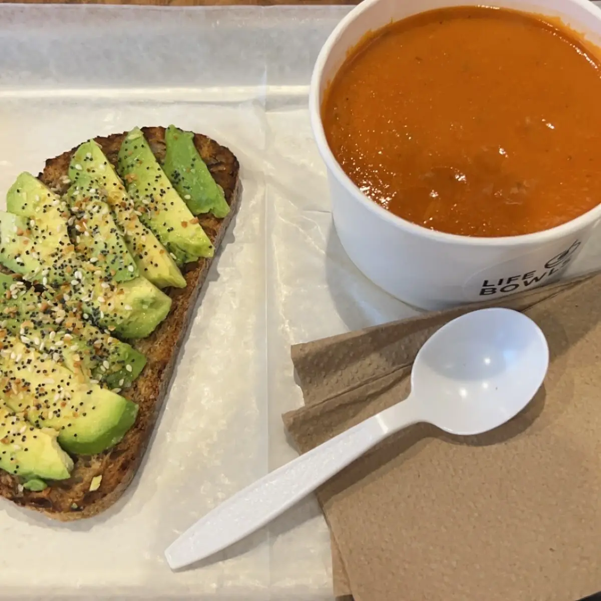 Soup & 1 2 Toast Combo