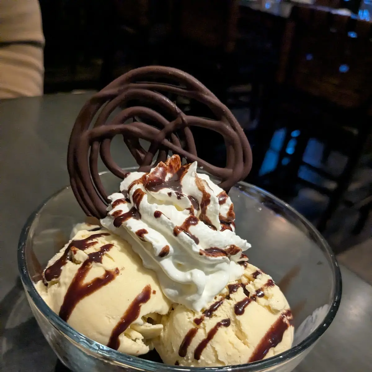 Ice Cream Brownie Sundae