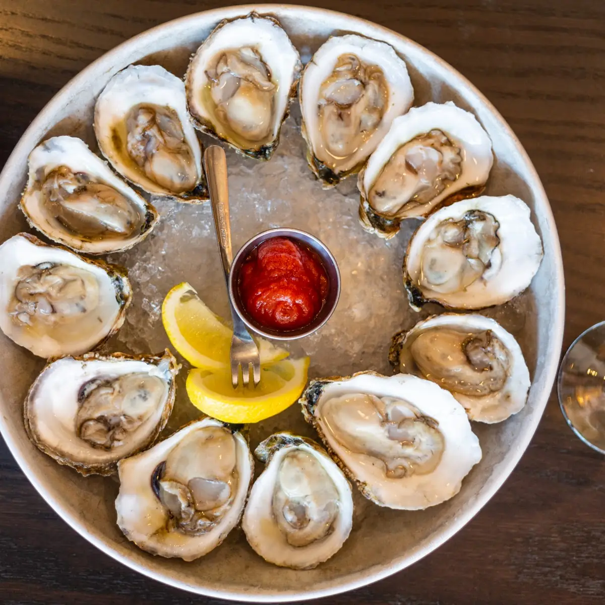 Local Oysters on the Half Shell