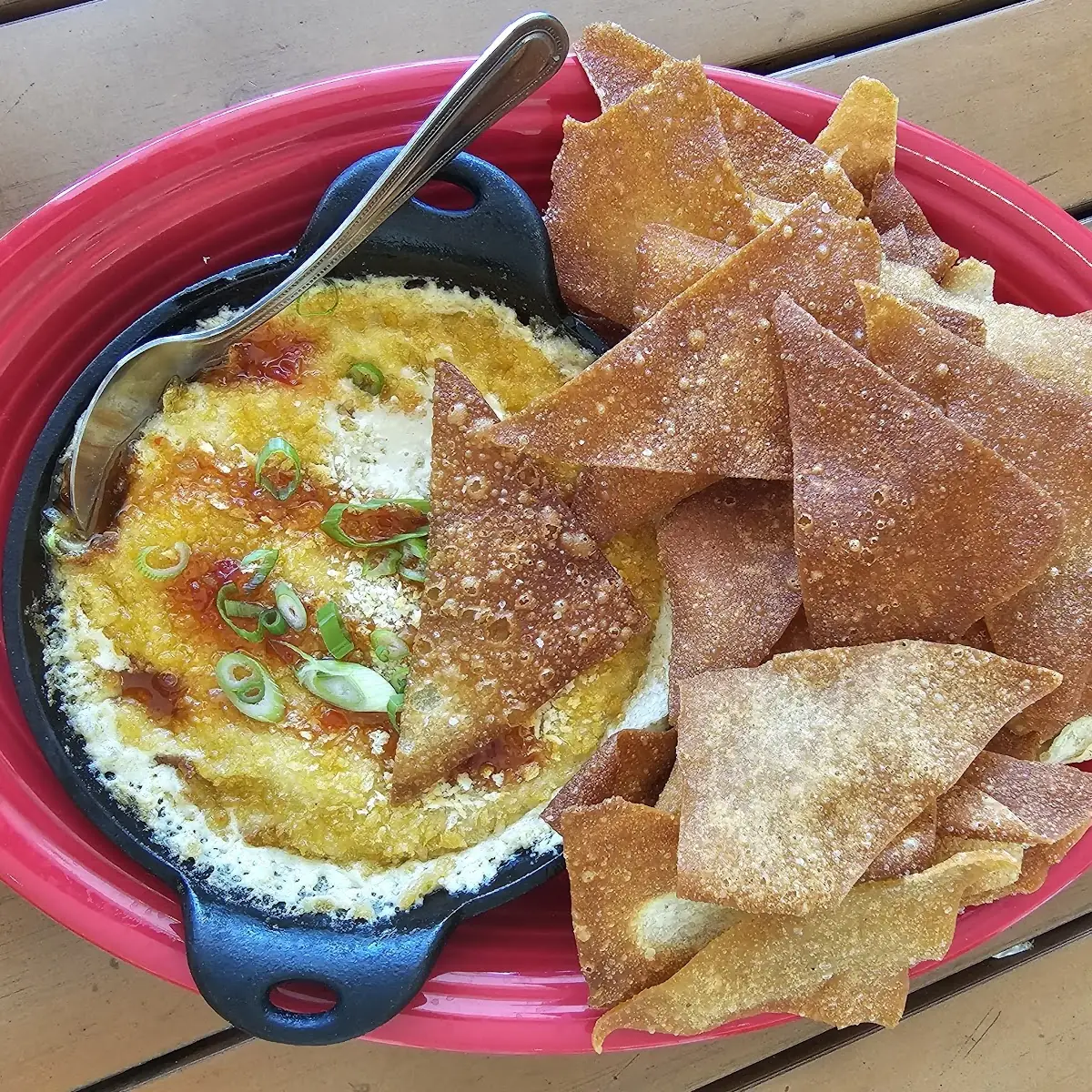 Warm Crab Rangoon Dip