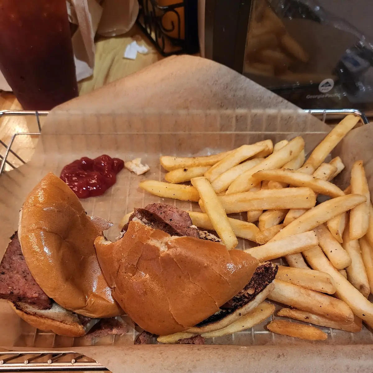 Chopped Sausage B Burger