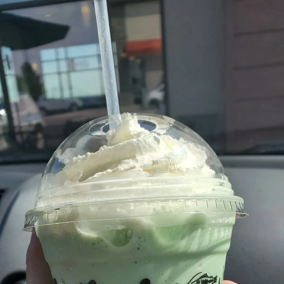 Huckleberry Green Tea Latte