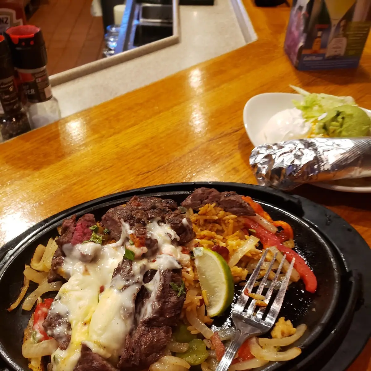 Smothered Steak Fajitas