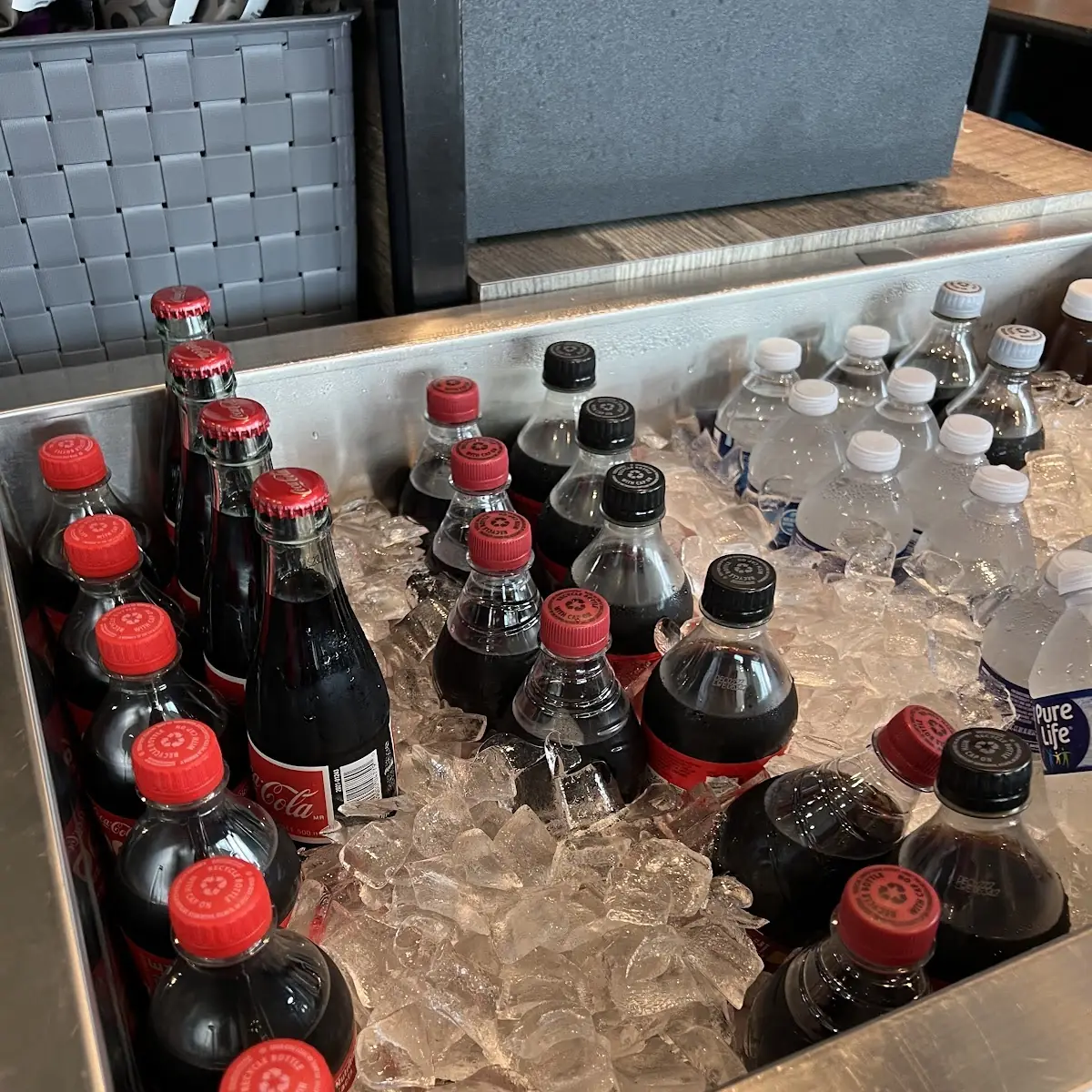 Bottled Drinks on Ice