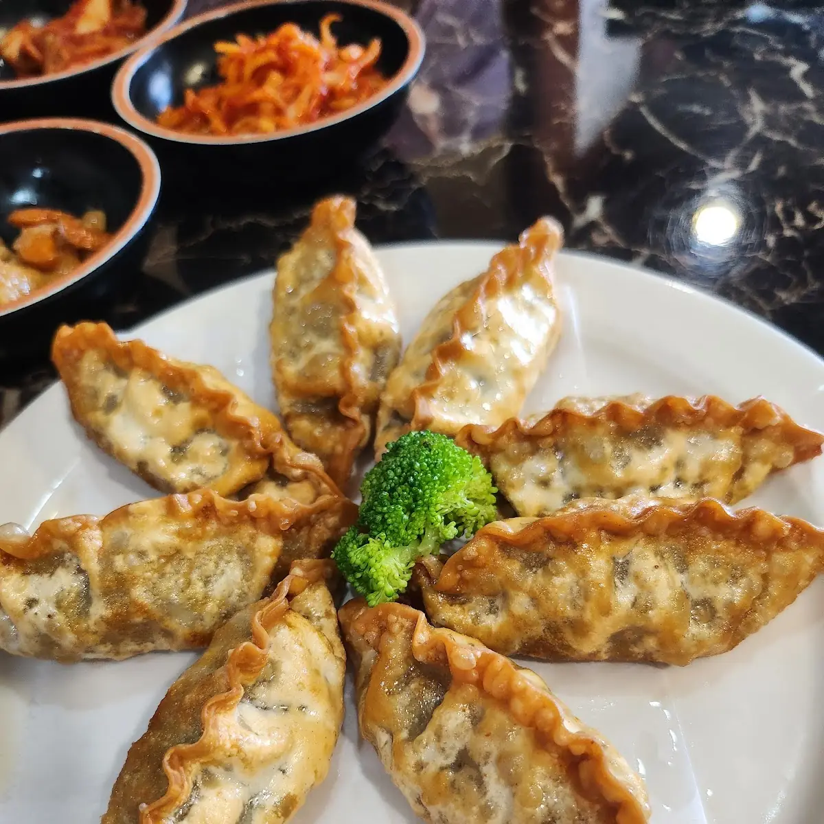 Fried Korean Pork Dumplings