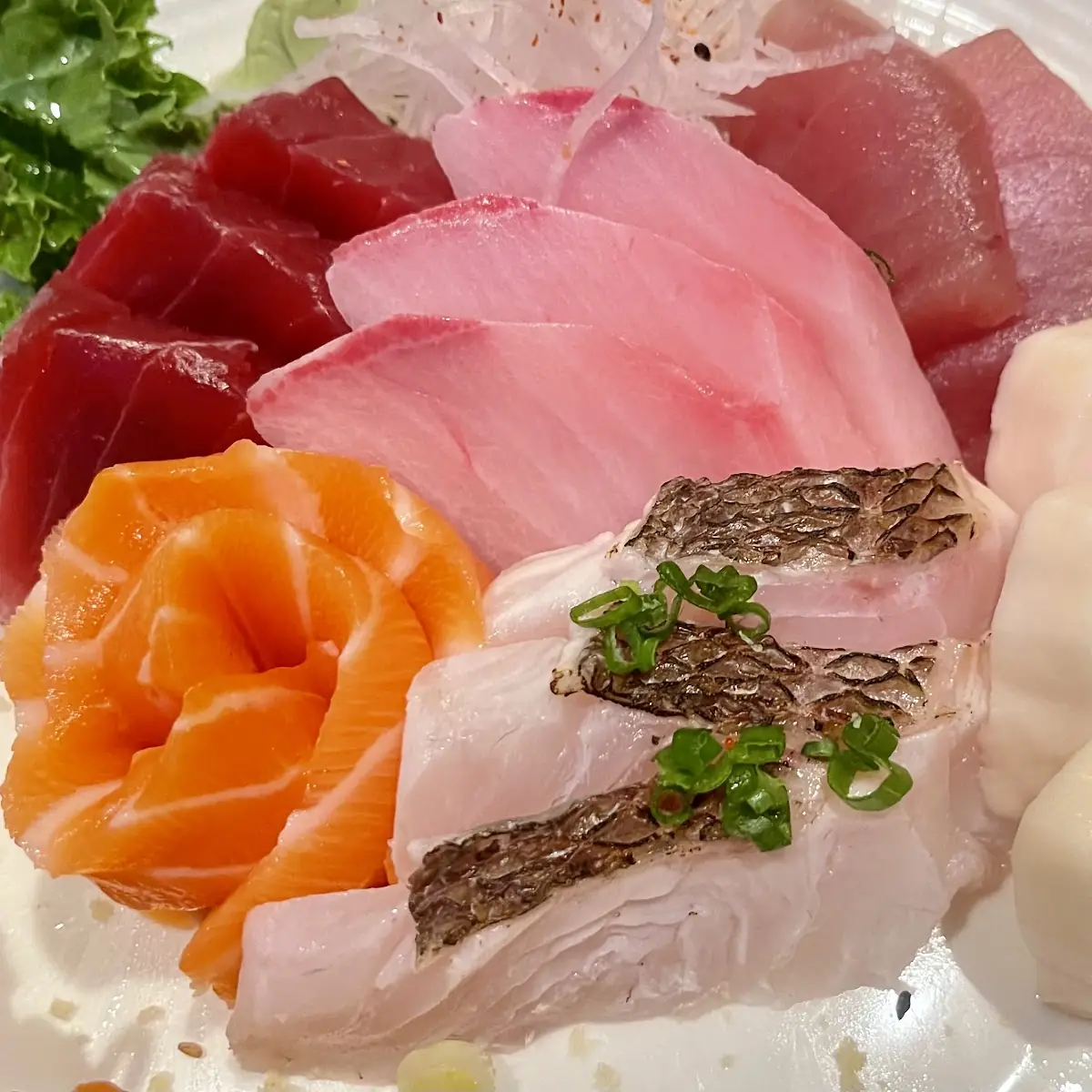 Sashimi Platter and Sushi Rolls