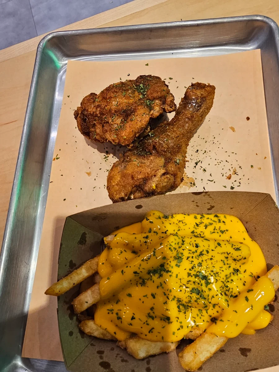 Fried Chicken with Poutine