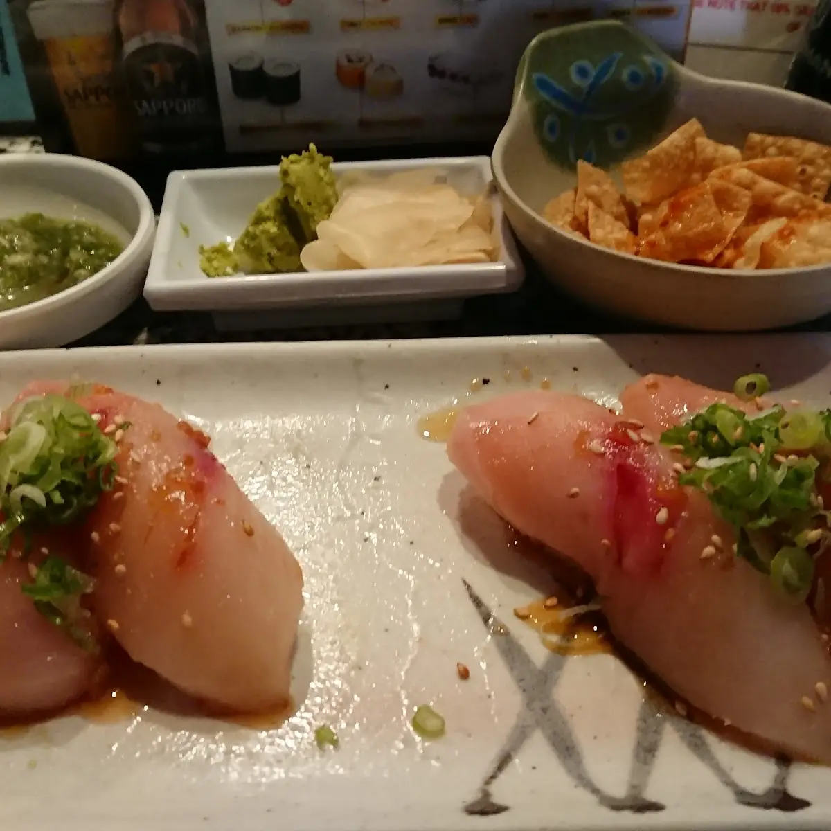 Yellow Tail Jalapenos Sashimi