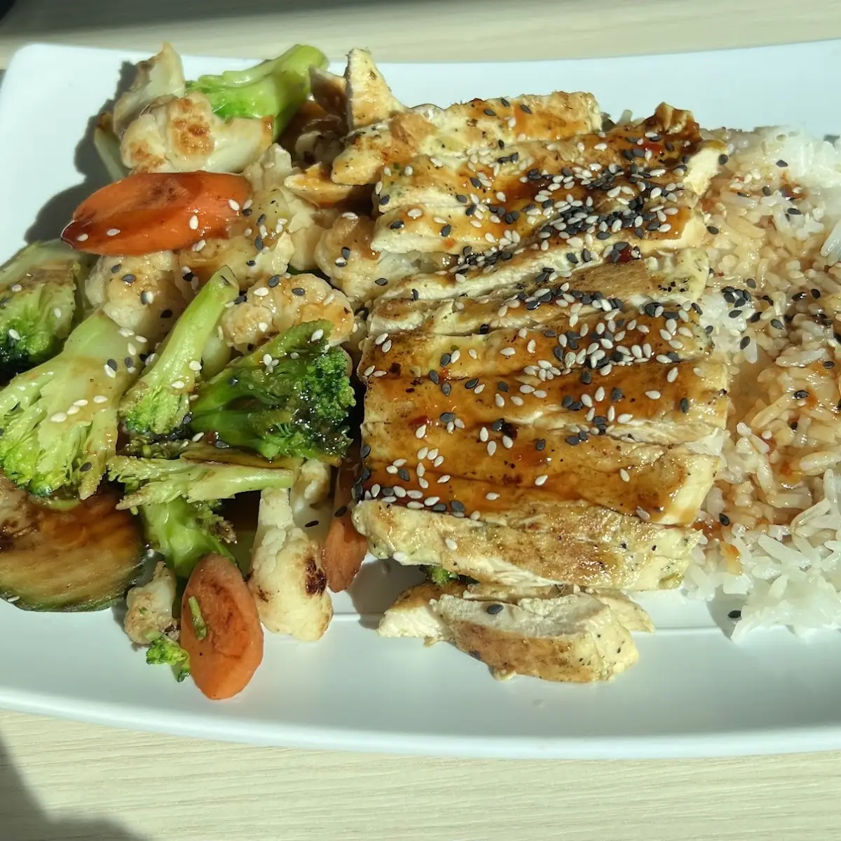 Chicken Teriyaki Rice Plate