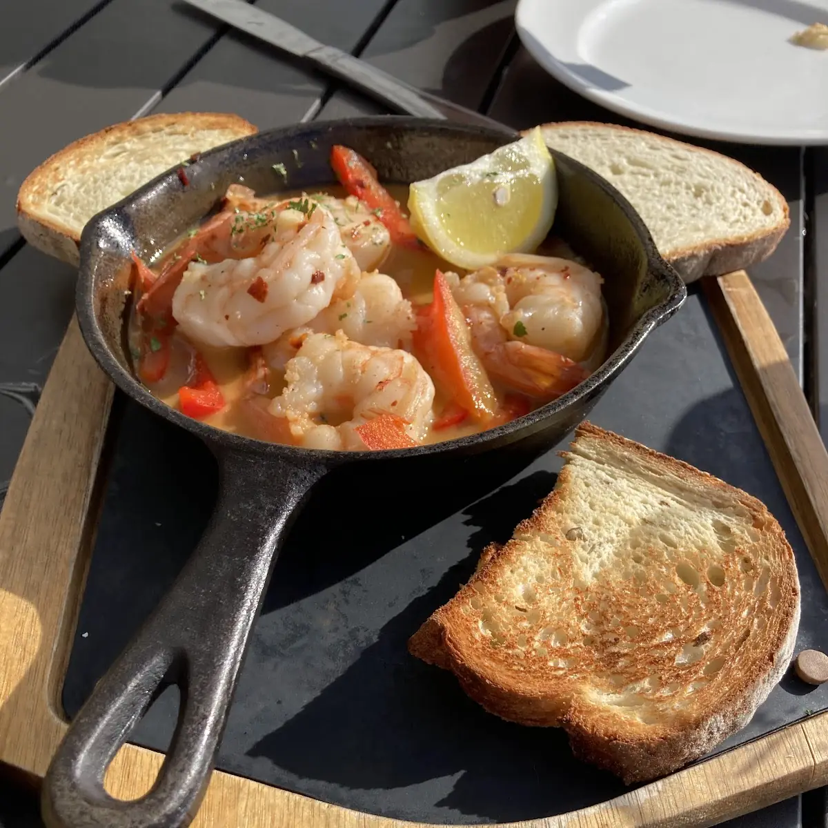 Spicy Garlic Prawns