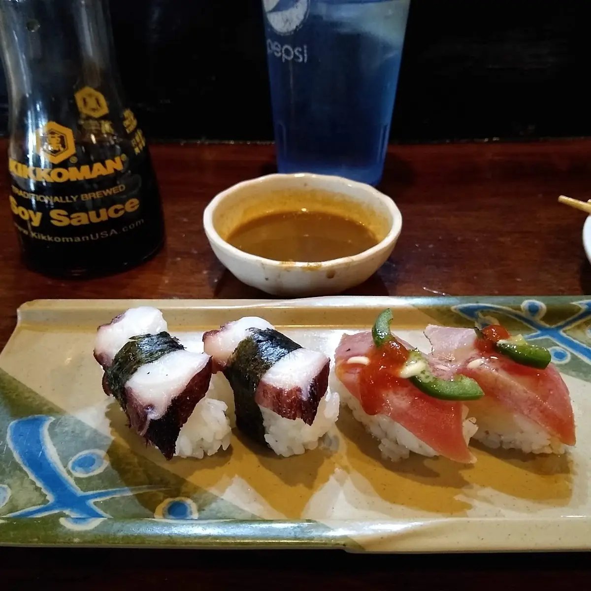 Octopus and Seared Tuna