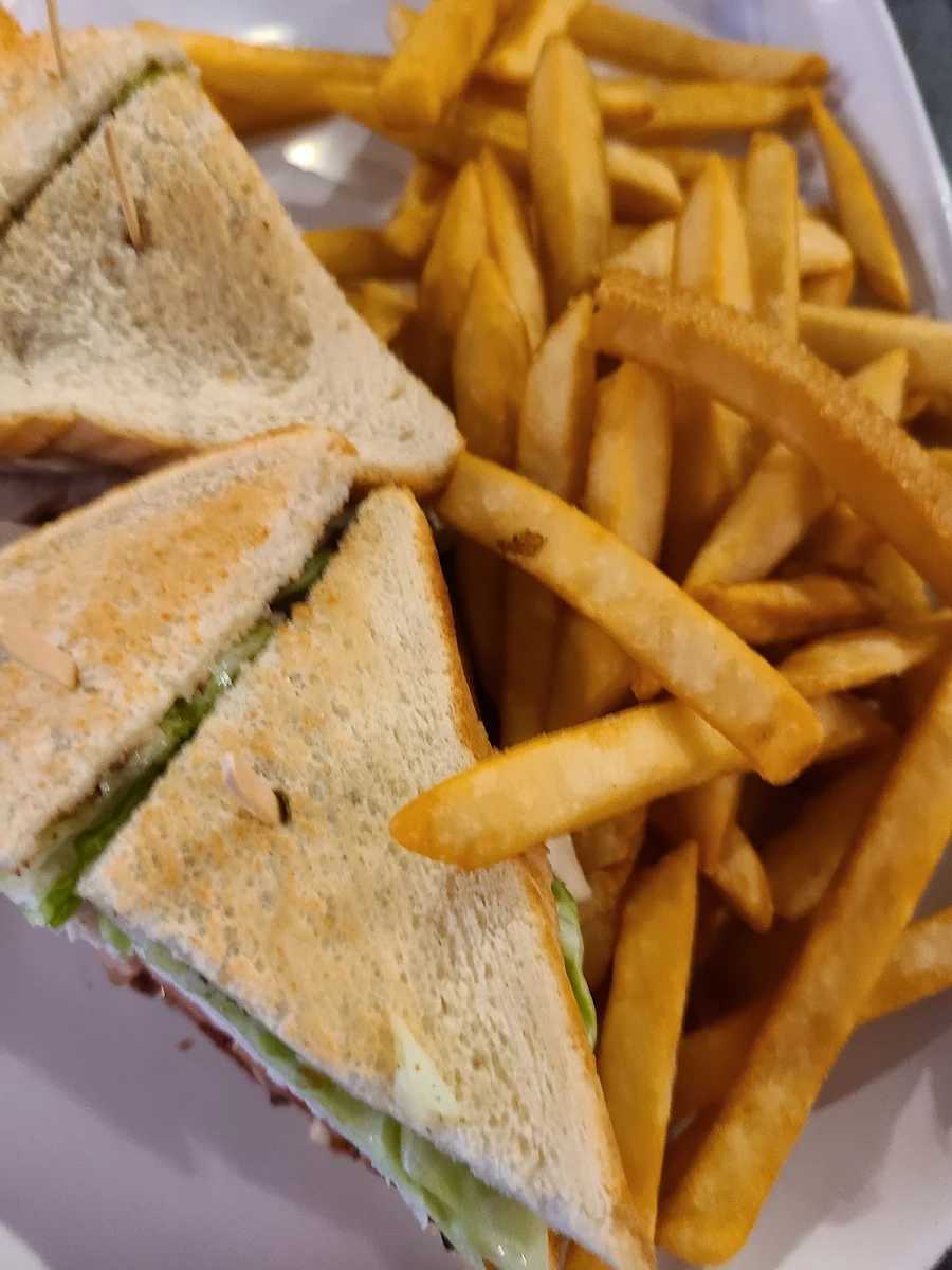 Club Sandwich with Fries