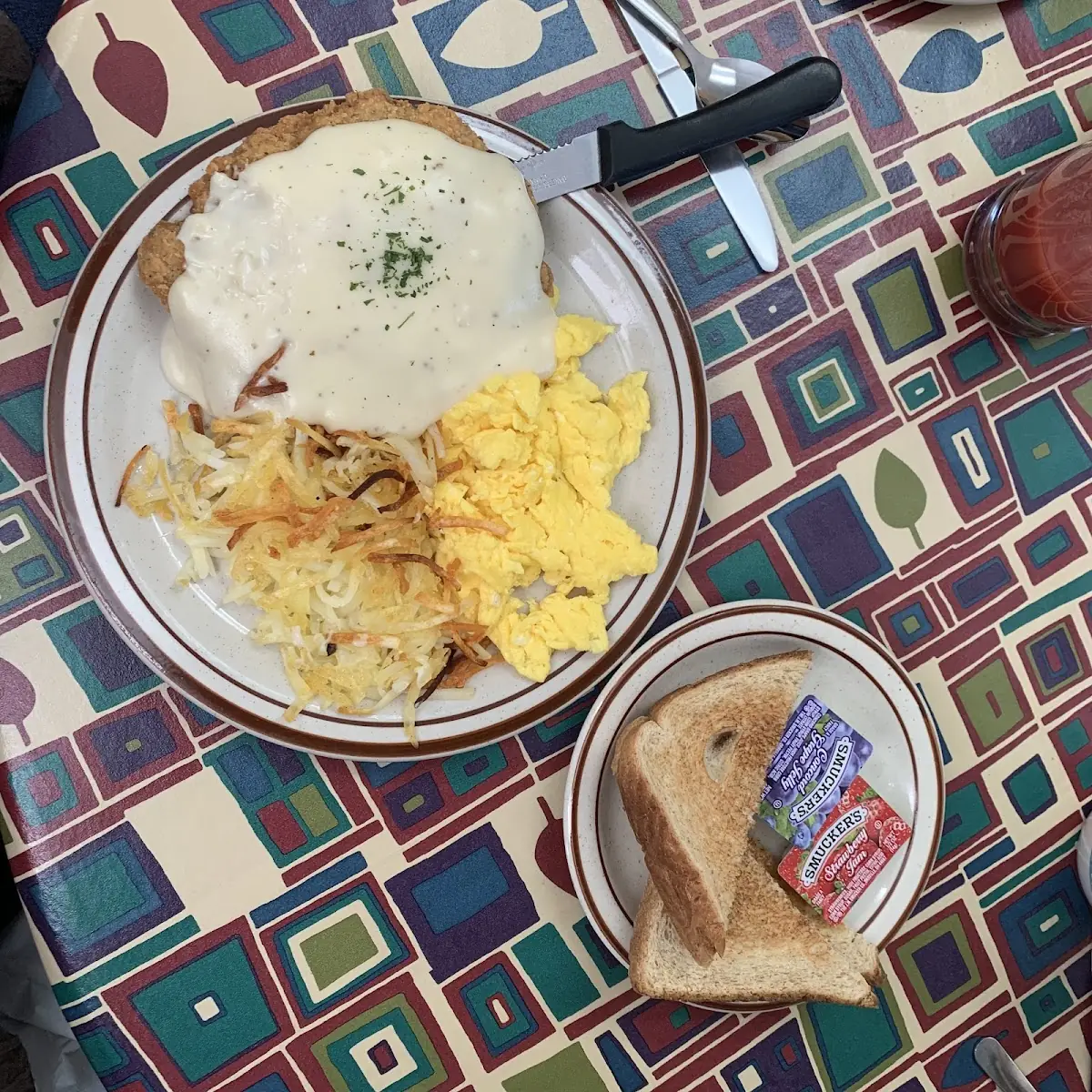 Chicken Fried Steak Breakfast