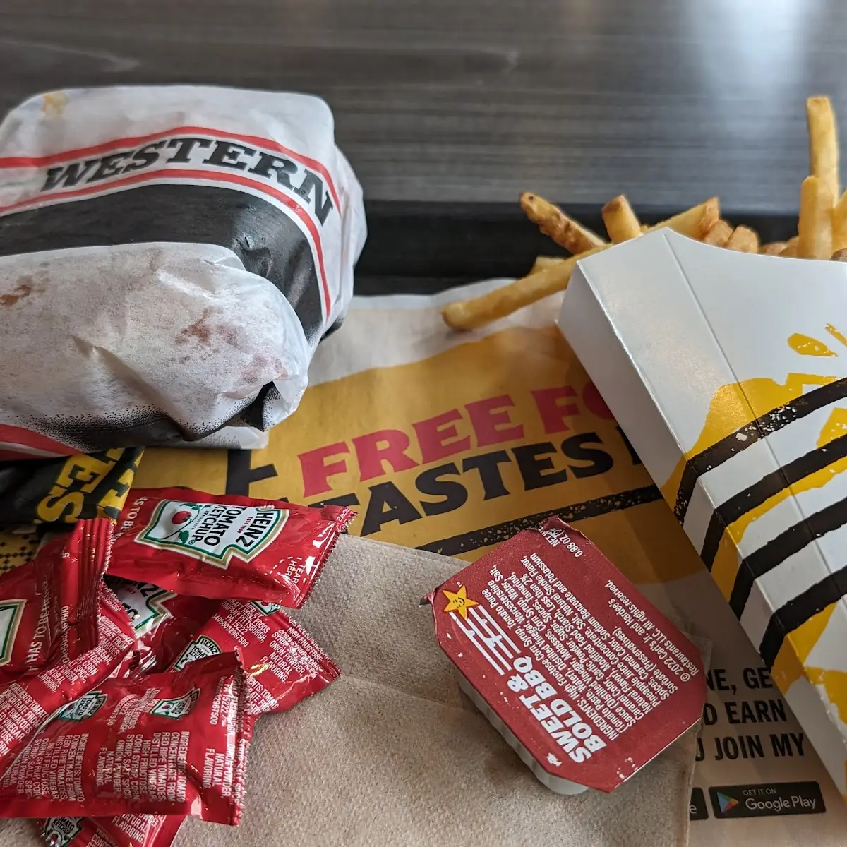 Large Western Bacon Cheeseburger Meal