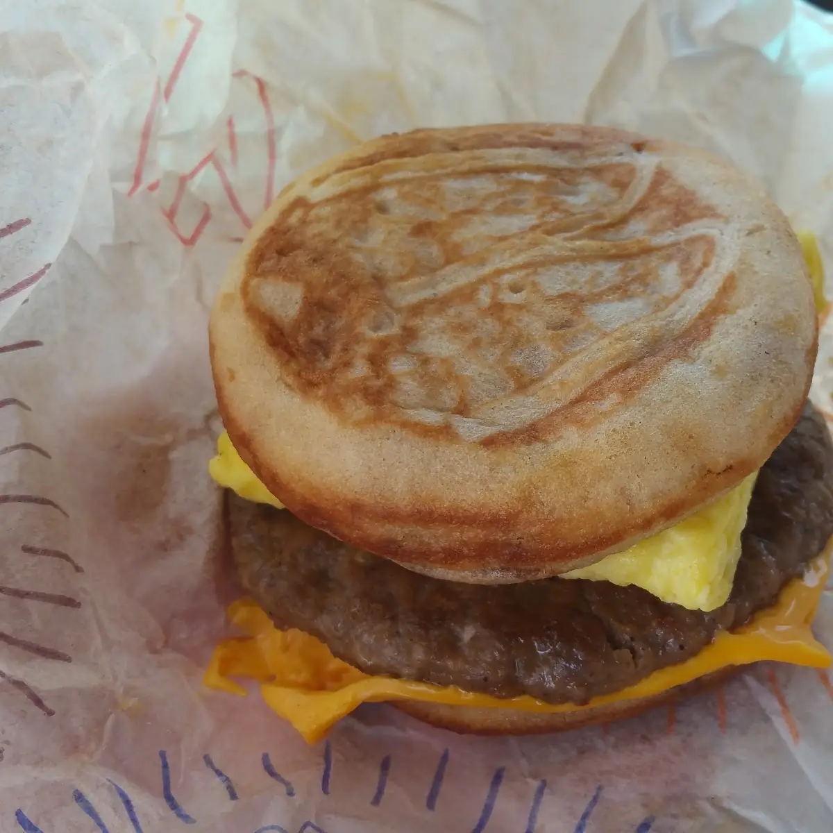 Sausage Egg & Cheese Mcgriddles