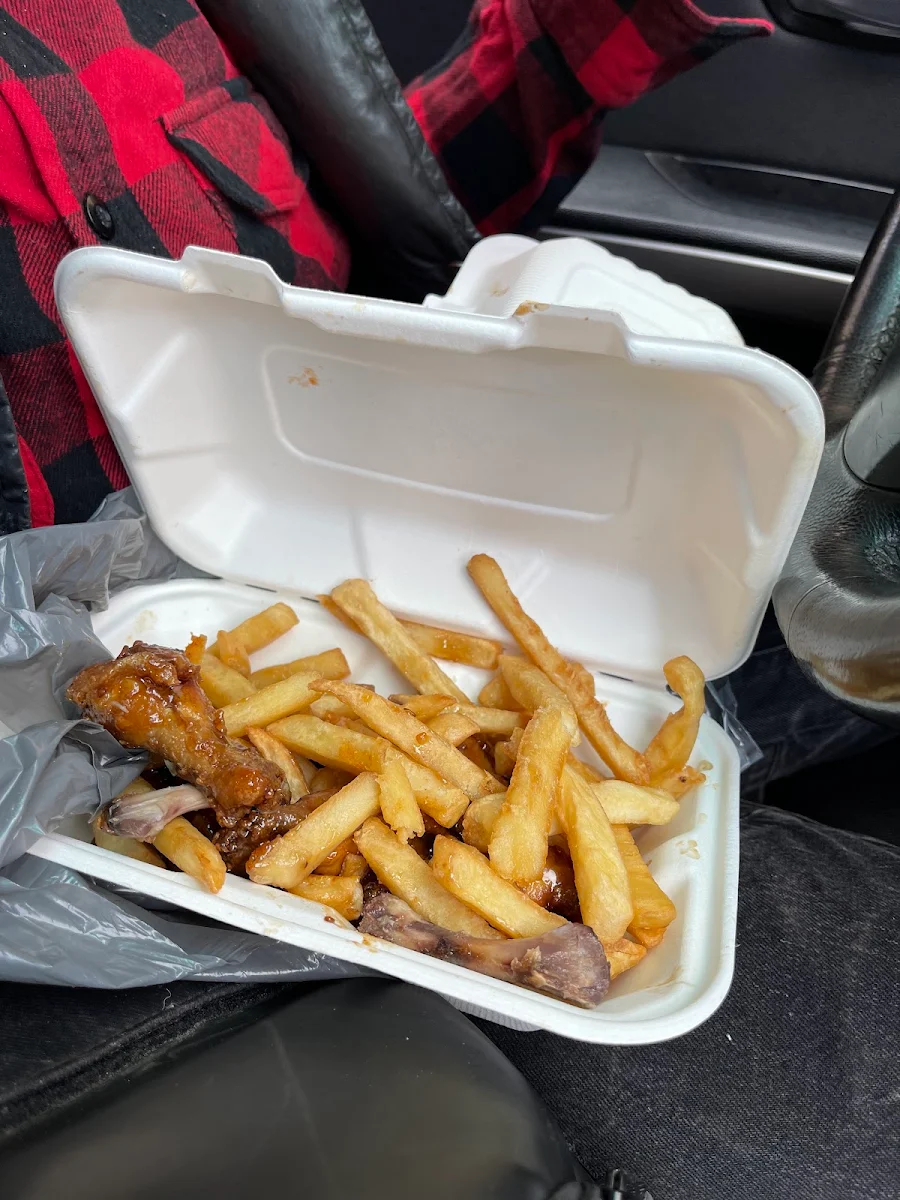 French Fries, Triple Triple Pizza & Chicken