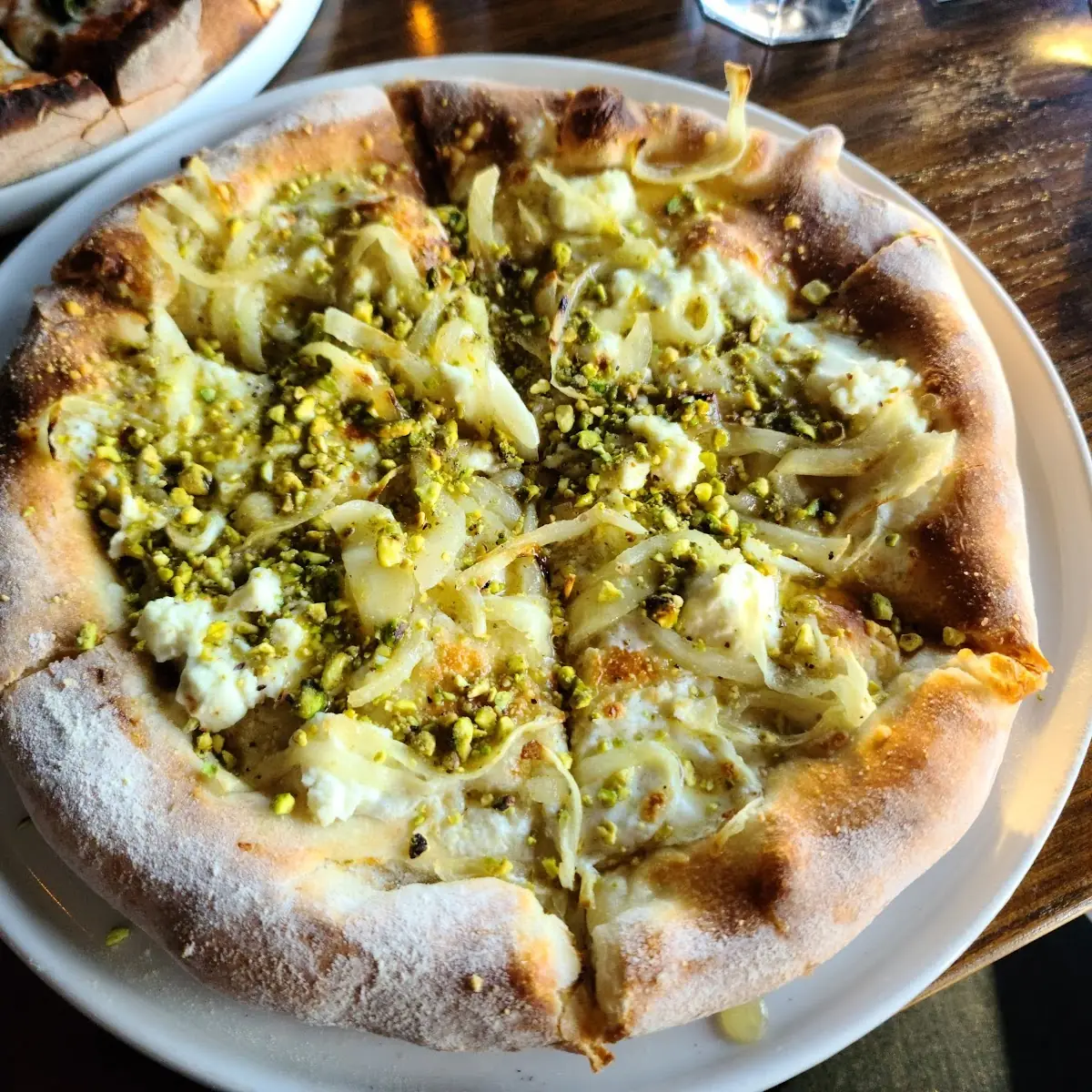 Pistachio Goat Cheese Pizza