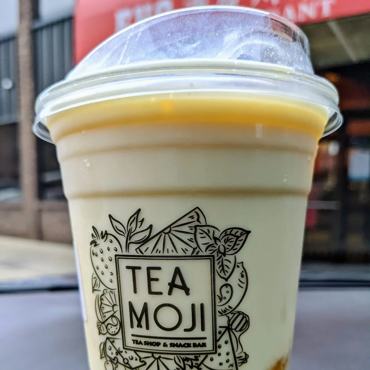 Mango Coconut Milk Bubble Tea