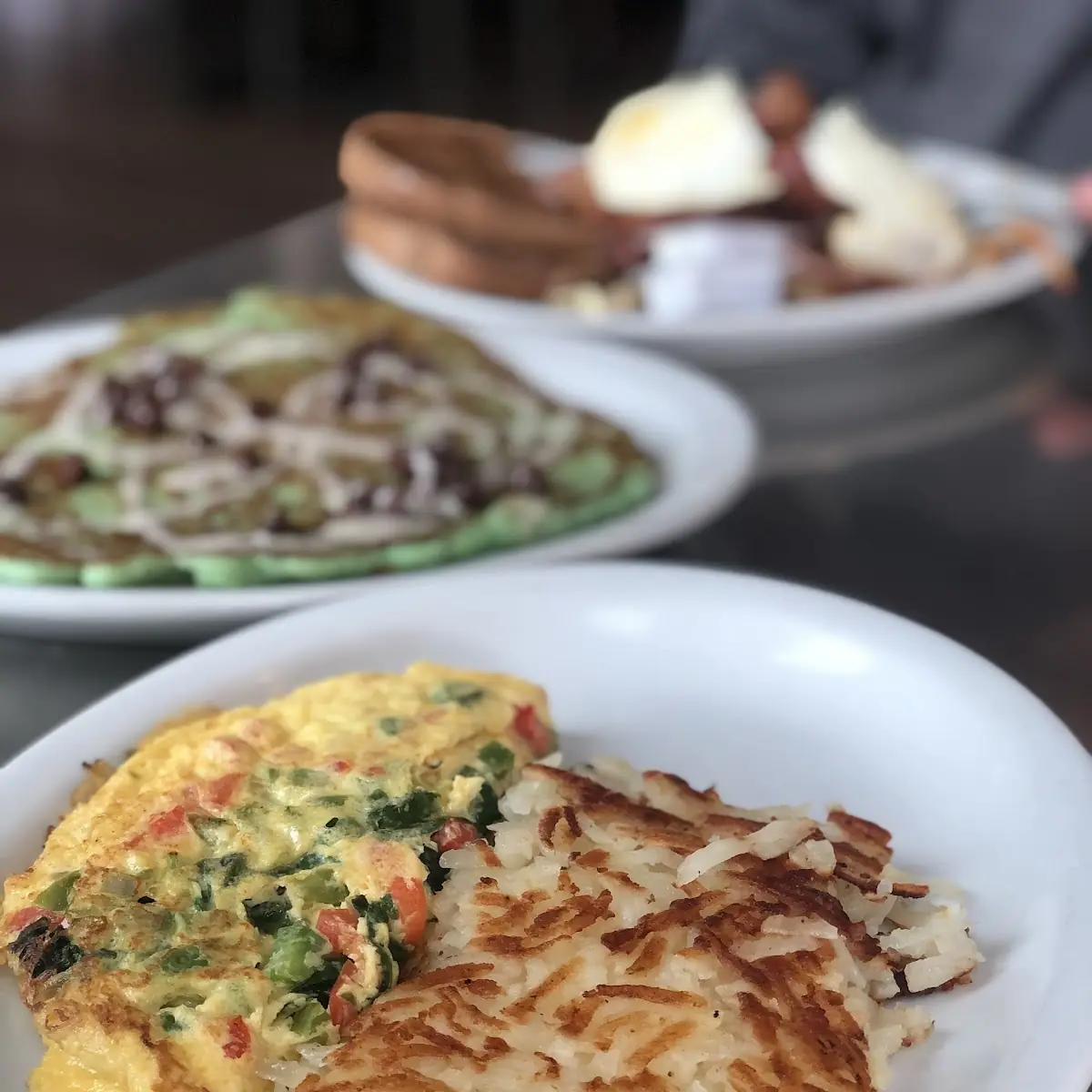 Crab Cake Omlette