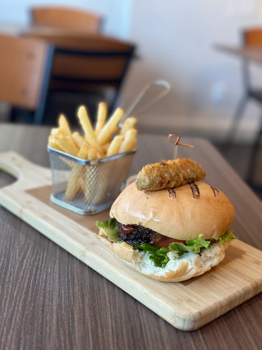 Beef Brisket Sandwich with Fries