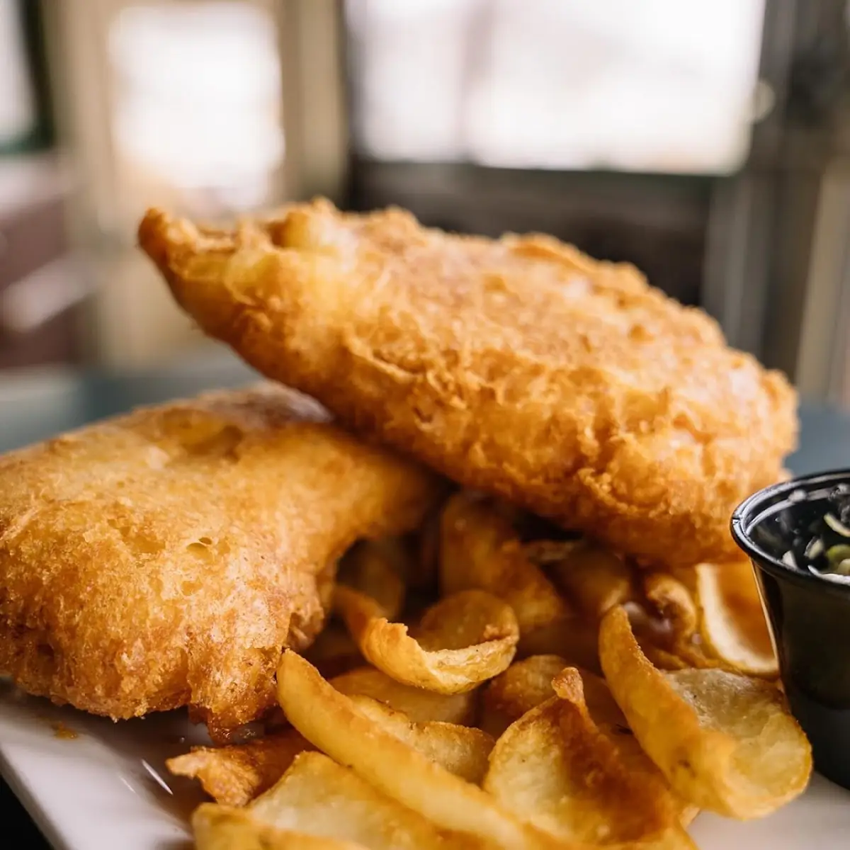 Beer Battered Fish & Chips