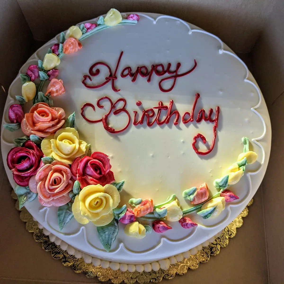 Chocolate Mousse-Raspberry as Birthday Cake