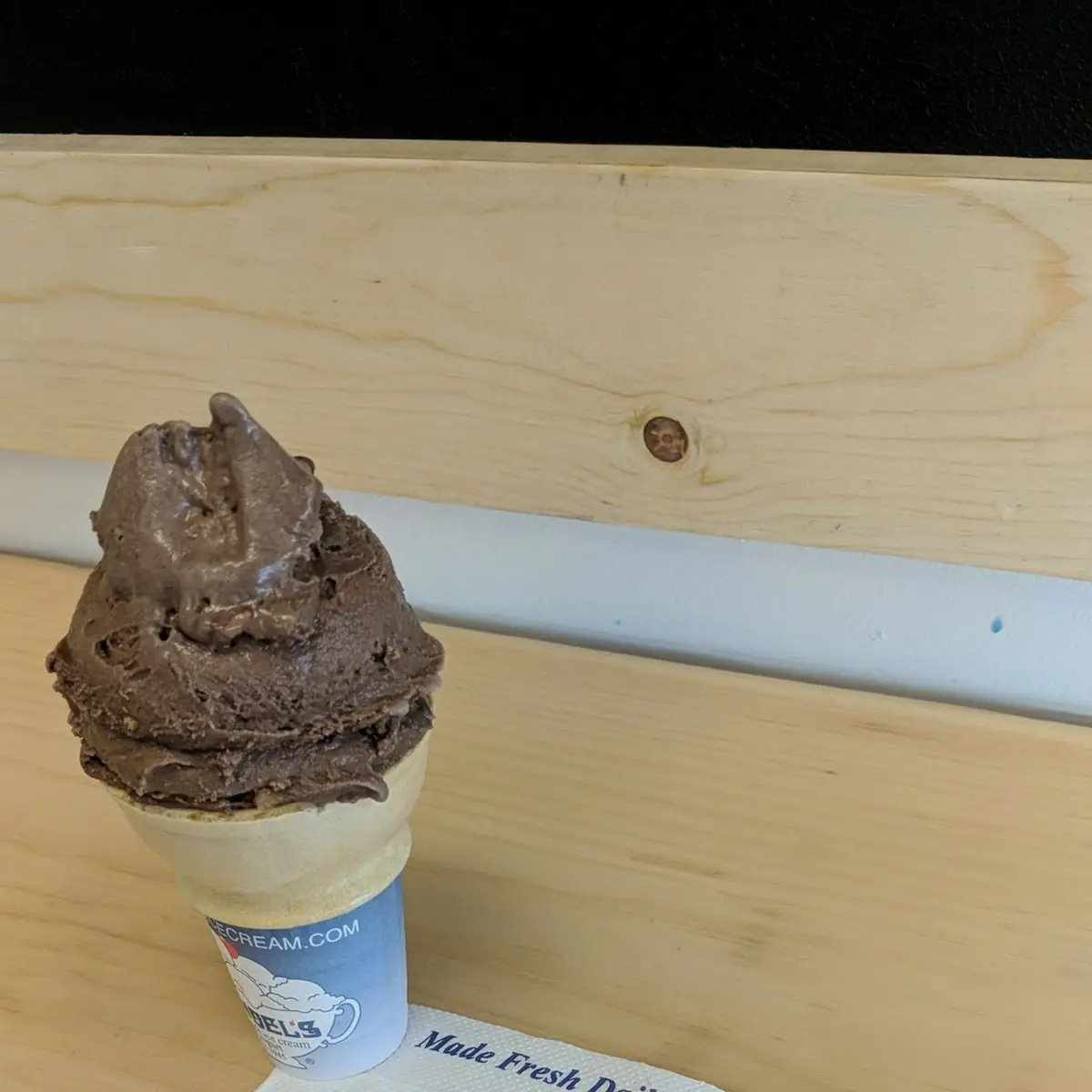 Chocolate Ice Cream Cone