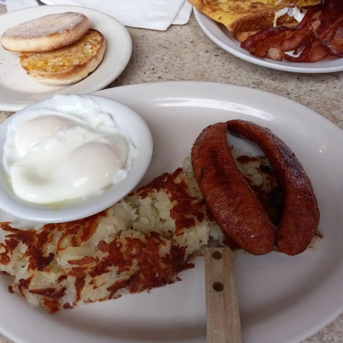 German Sausage and Eggs