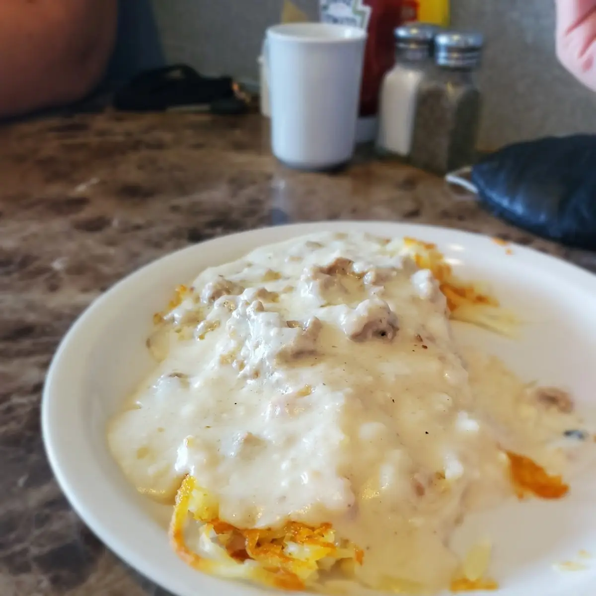 Hash Browns and Gravy