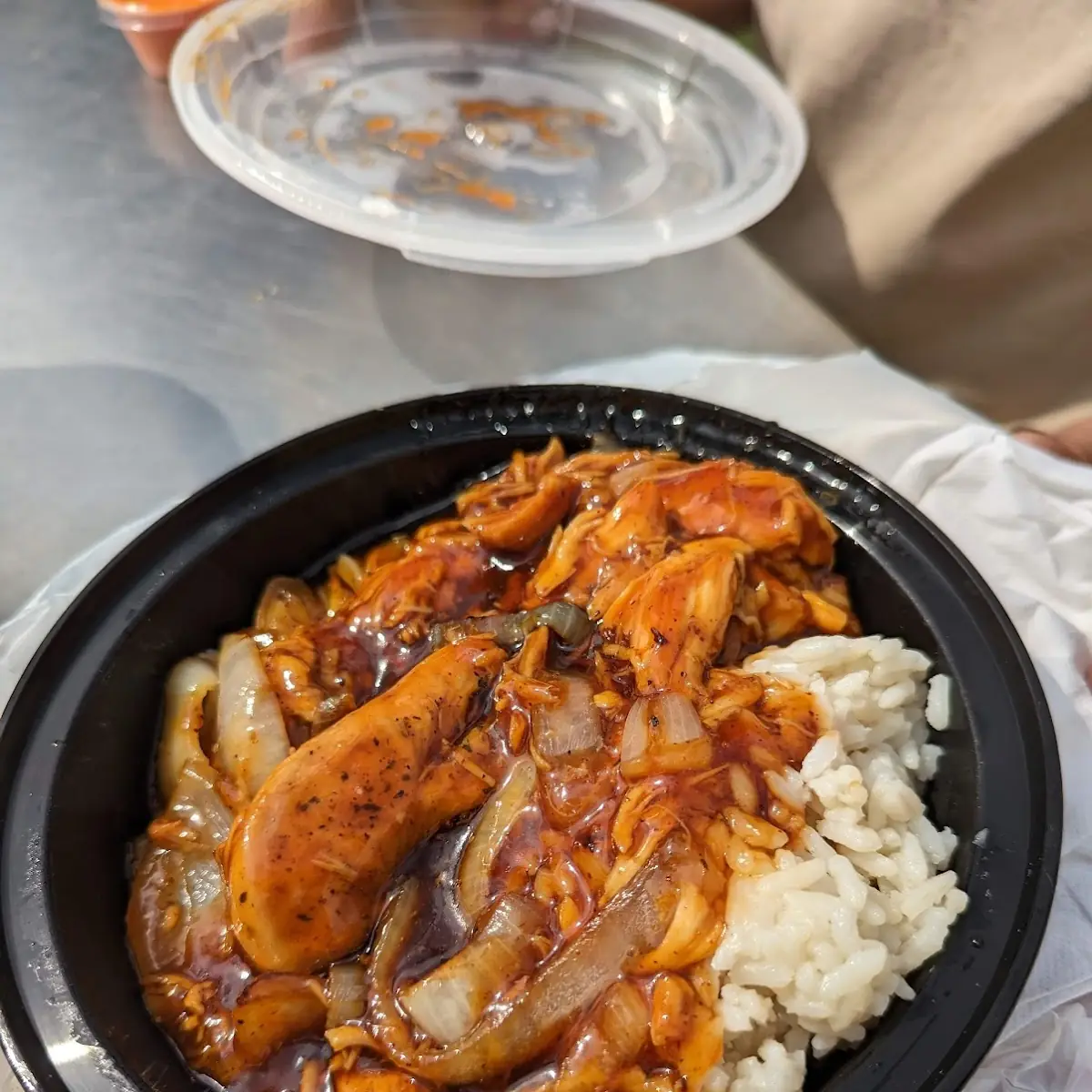 Honey Bourbon Chicken Bowl