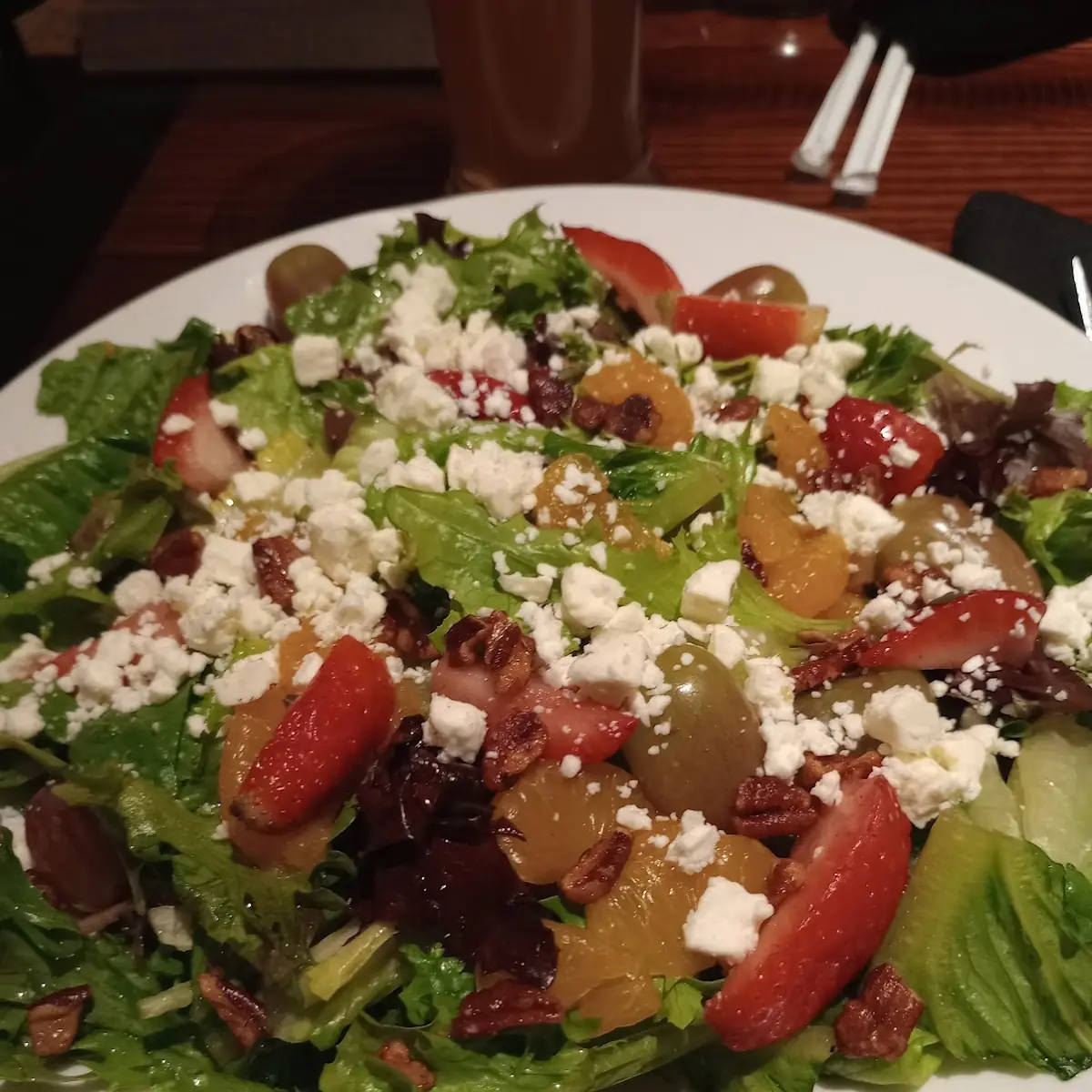 Grilled Chicken & Strawberry Salad
