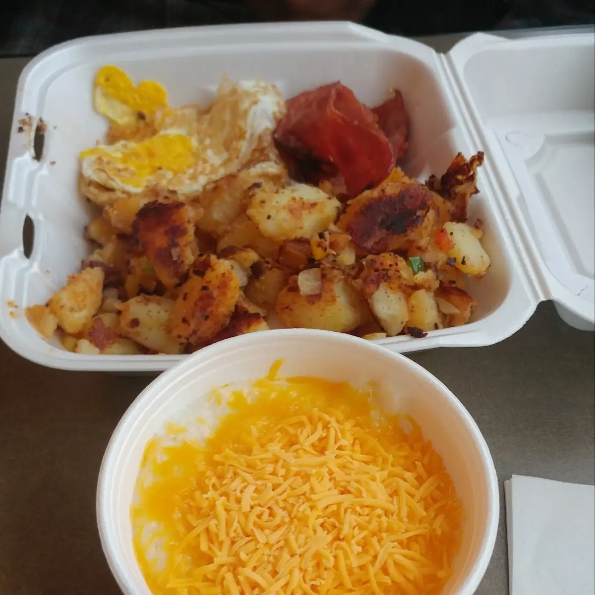Scrambled Eggs Hash Browns