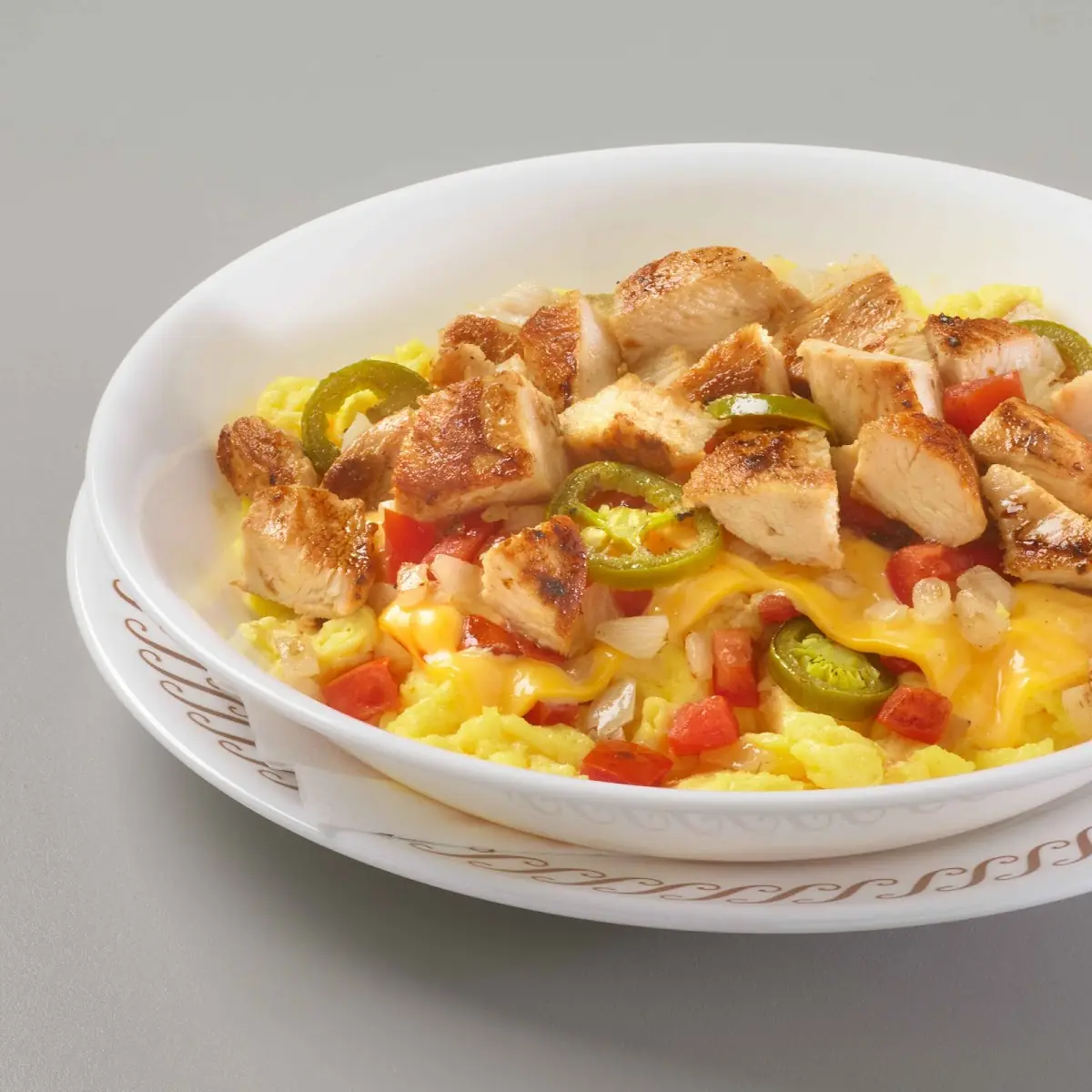 Chicken Melt Hashbrown Bowl