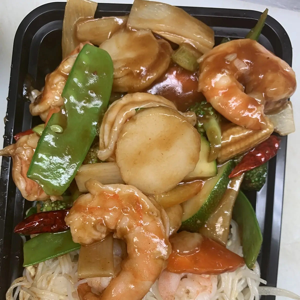 Seafood Delight with Pan Fried Noodles