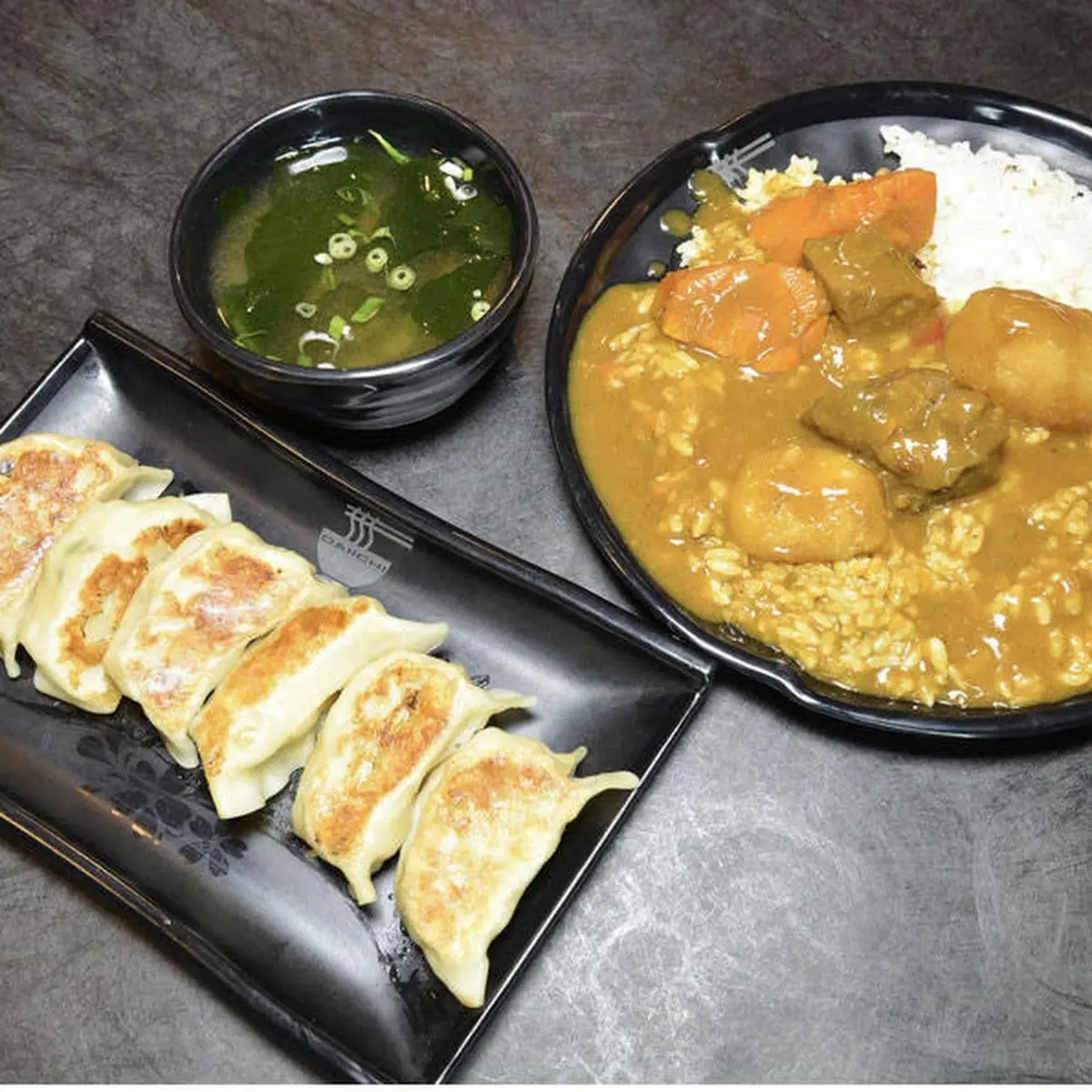 Deep Fried Gyoza Curry Rice