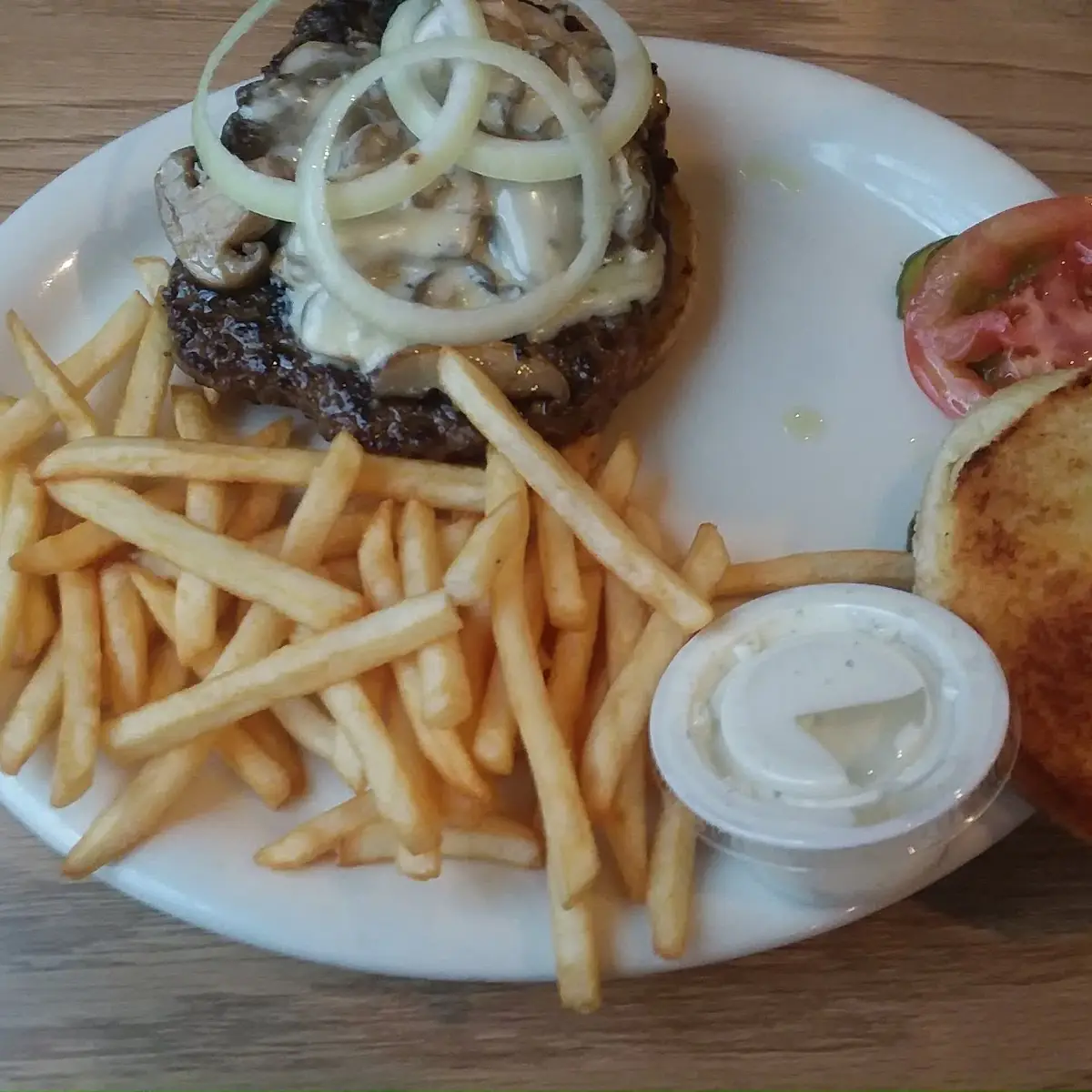 Half Pound Mushroom Burger
