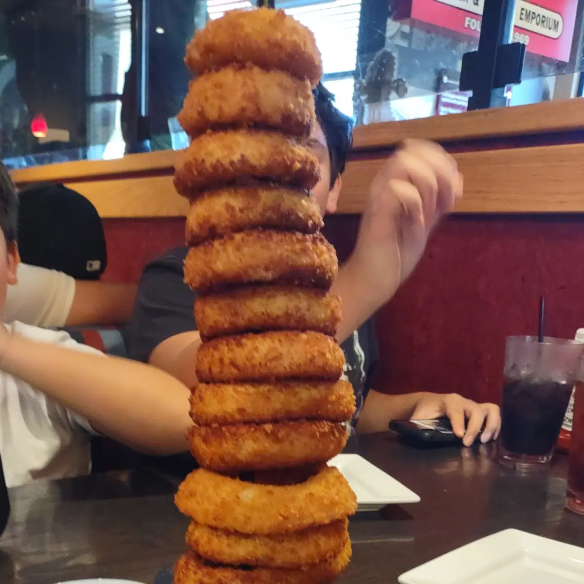 Towering Onion Rings