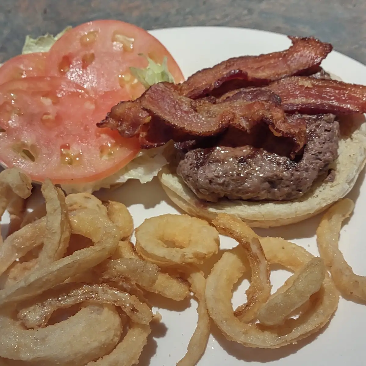 Burger with Bacon