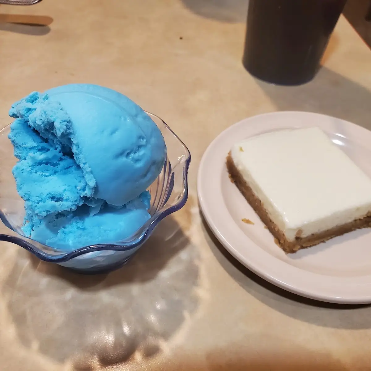 Ice Cream and Cheese Cake