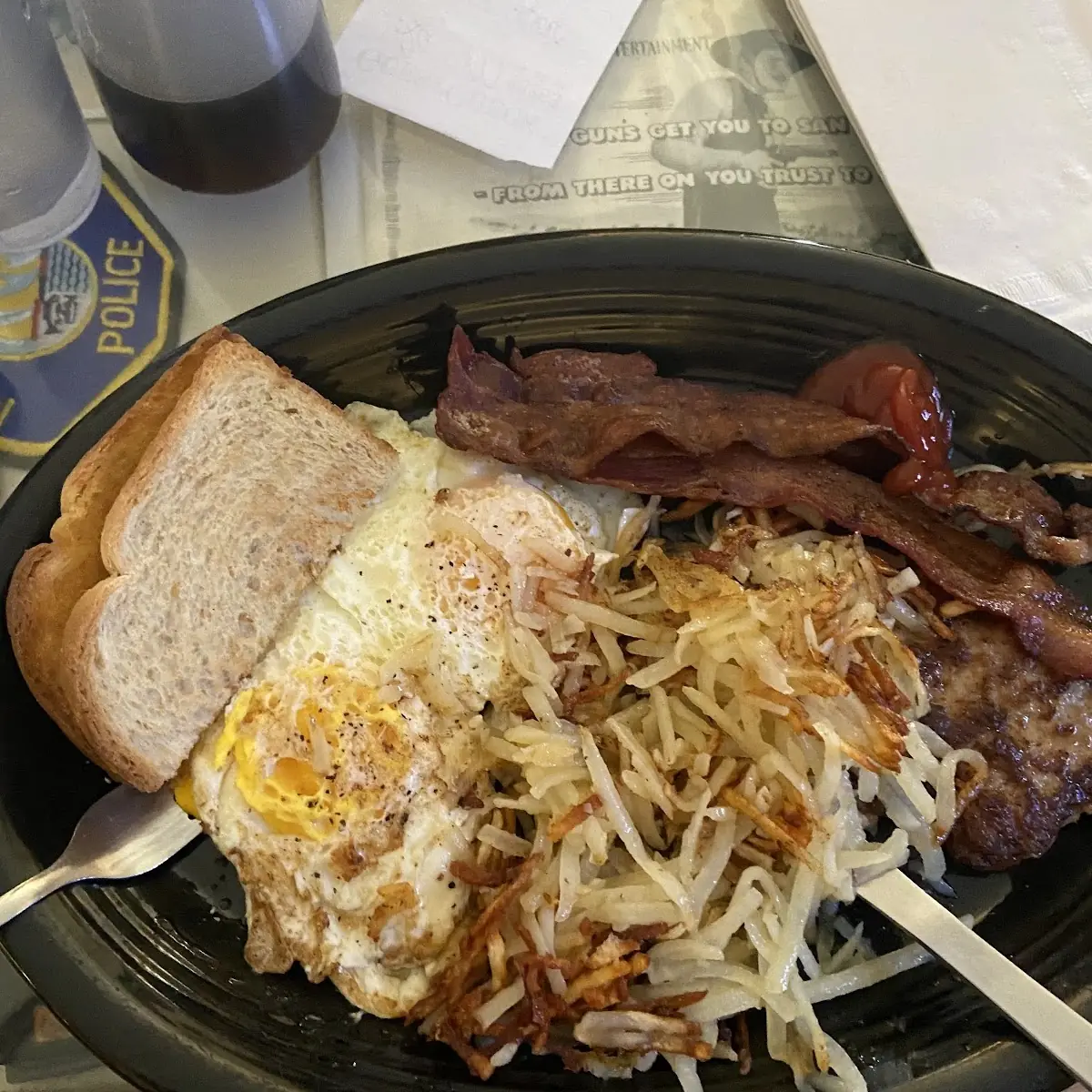 Steak and Two Eggs