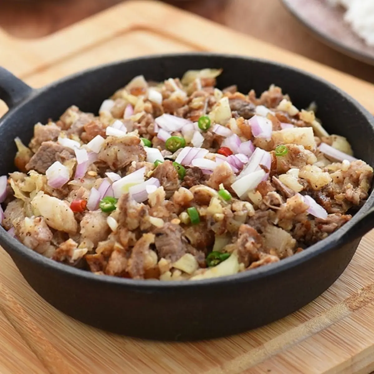 71. Pork Sisig with egg (Dinner Serving)