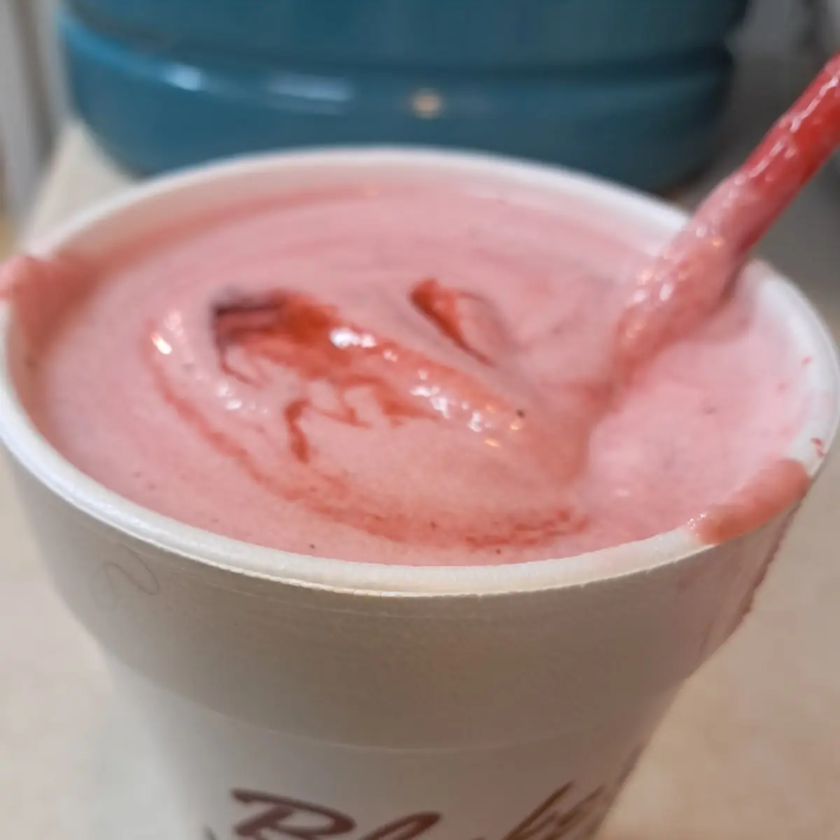 Strawberry Shake not Mixed
