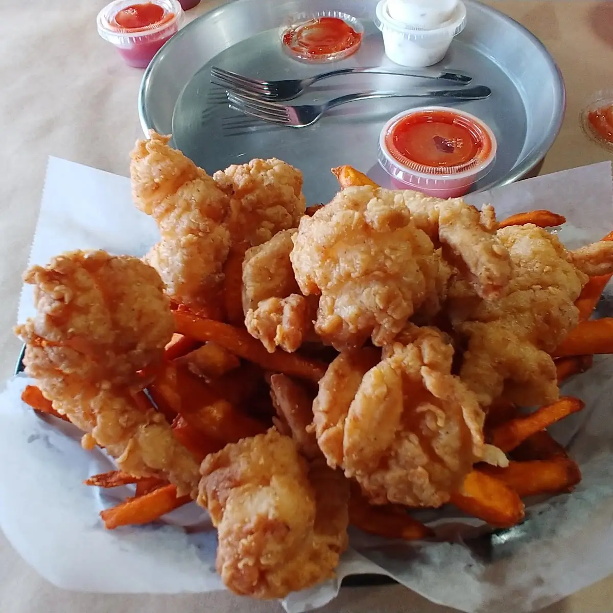 Fried Shrimp Platter