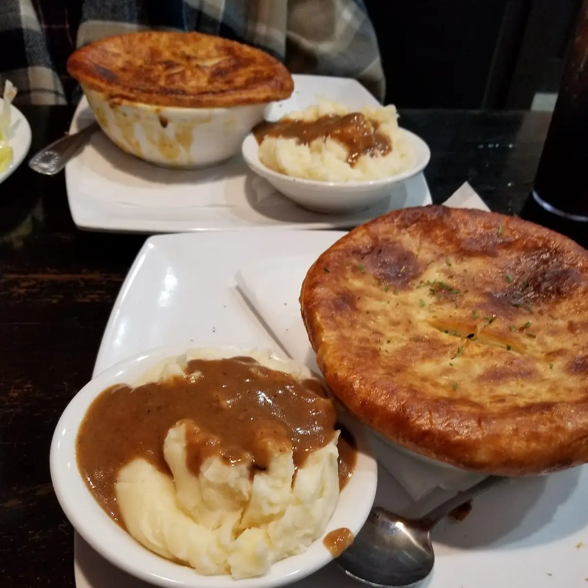 Chicken Pot Pie with Mashed Potatoes & Gravy