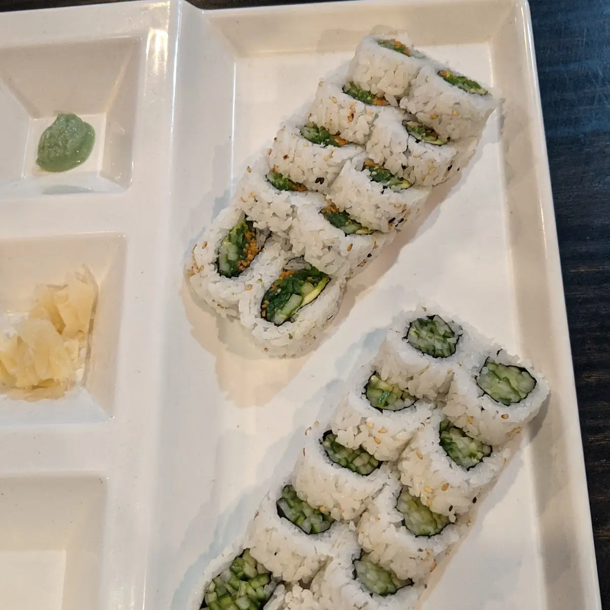 Cucumber Roll & Vegetable Roll