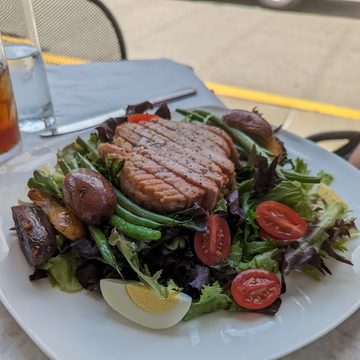 Salmon Salad Nicoise
