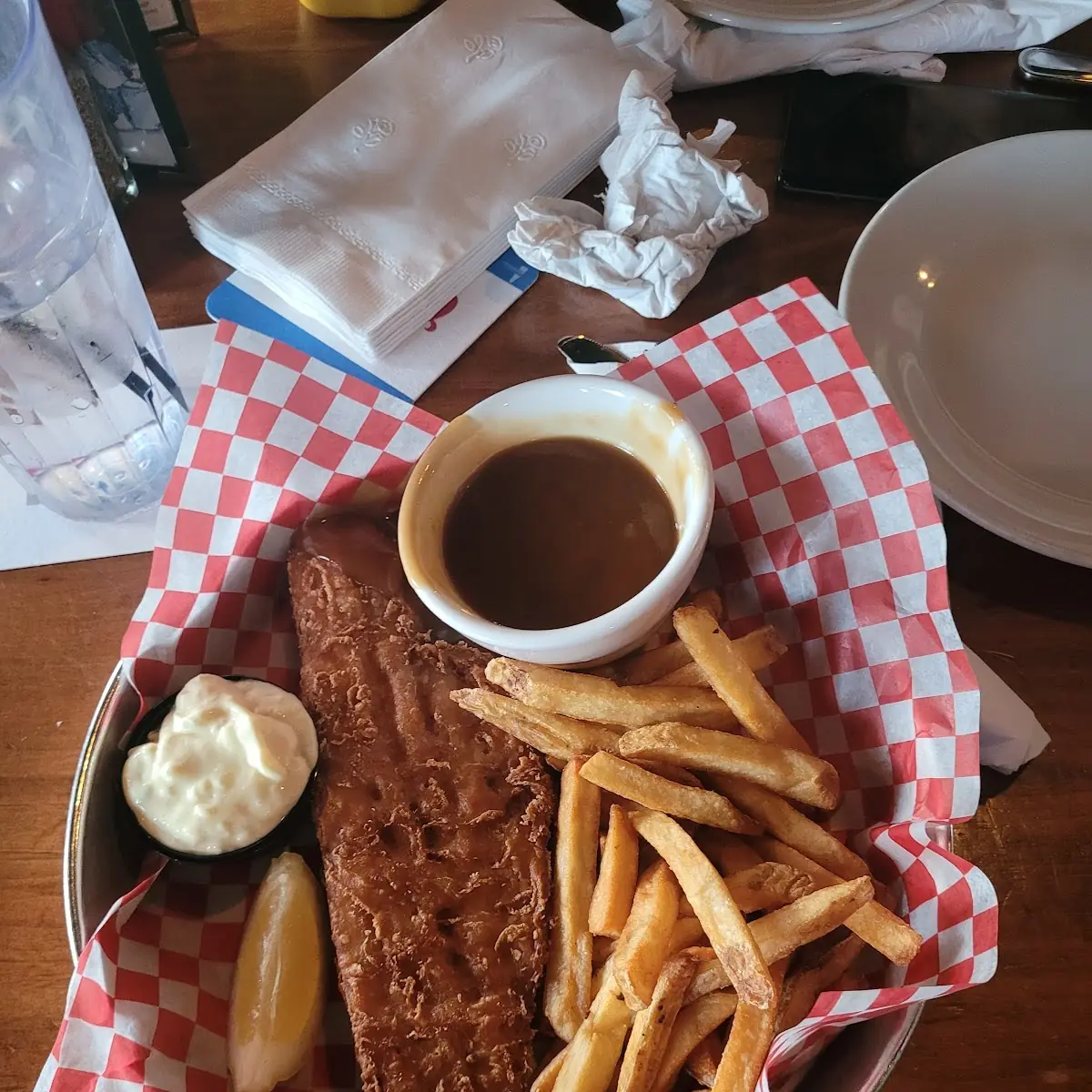Fish and Chips, Chuck’s Roadhouse Bar and Grill