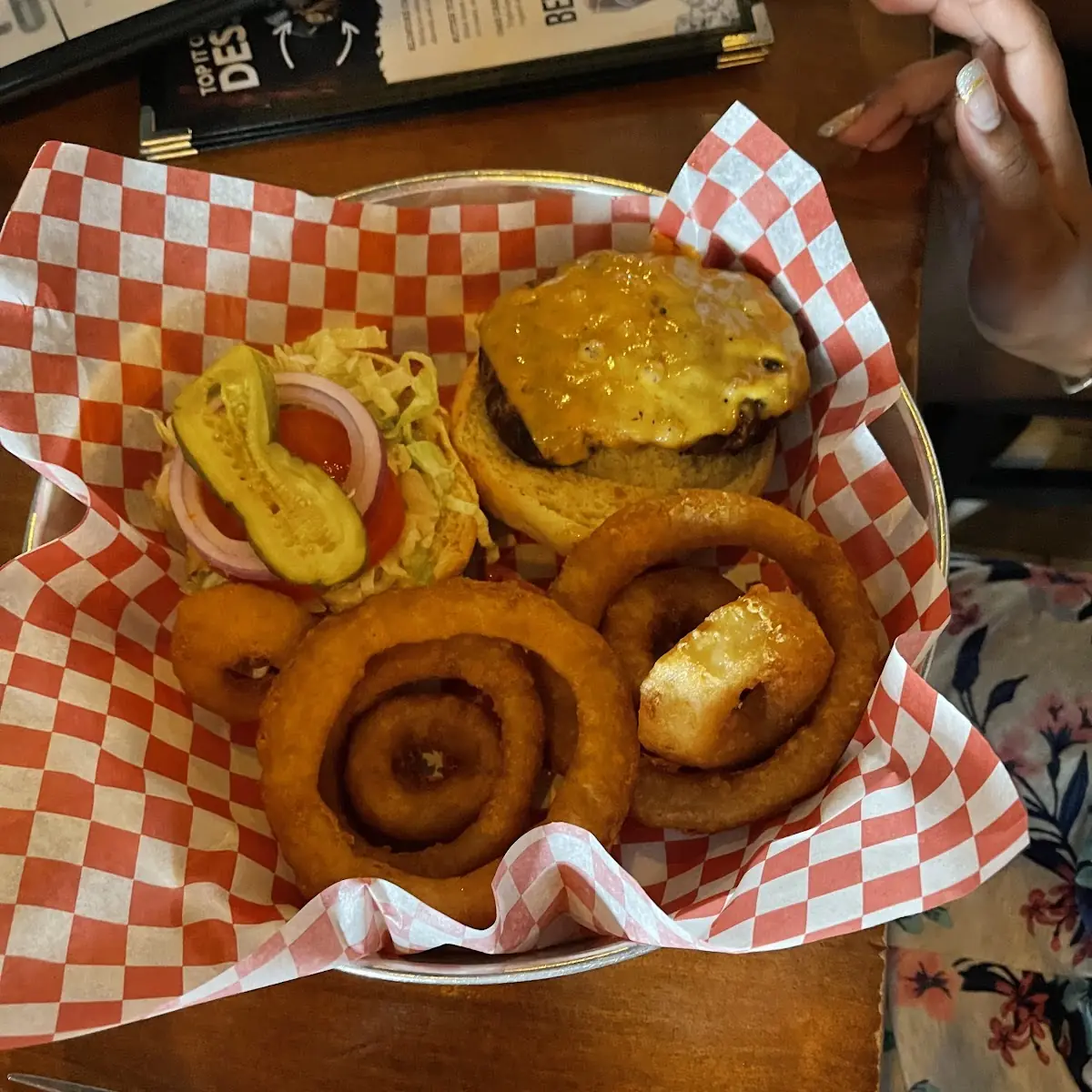Veggie Burger, Chuck’s Roadhouse Bar and Grill