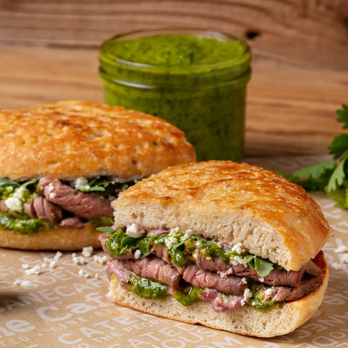 Chimichurri Steak Sandwich