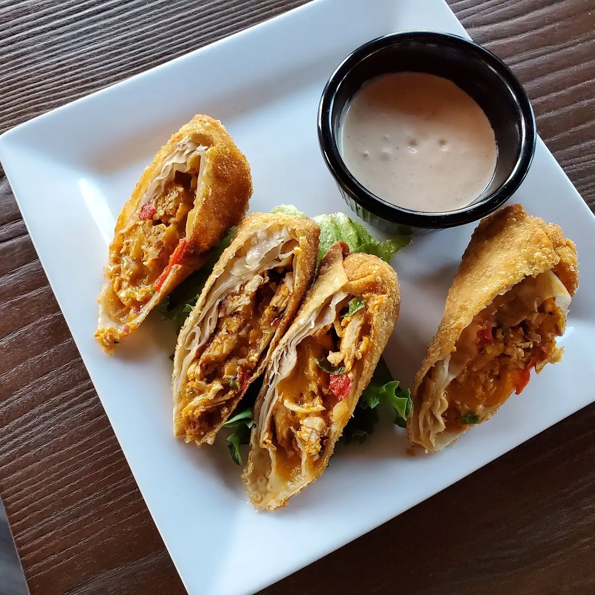 Cajun Chicken Egg Rolls